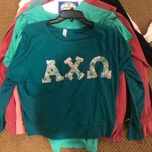 Alpha Chi Omega Letter Sweater